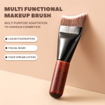 Makeup Brush Supplier - New Mini Wooden Handle Fishtail Seamless Portable