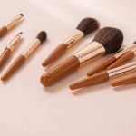 Makeup Brush Set Supplier - Mini 9-piece Portable Travel Soft Bristles Set