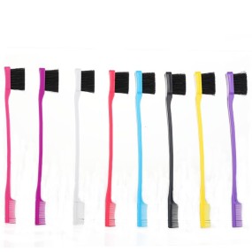 Edge Control Brush Supplier - YUE Brown Custom Perfect Packaging Comb Cheetah