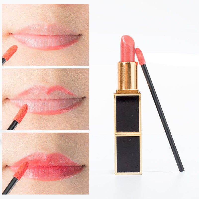 Lip Brush Supplier - 100 Disposable Lip Stick Portable Mini Makeup Brush