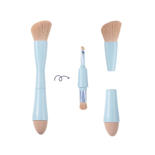 Makeup Brush Set Factory - Private Label Custom Portable All in One 4 in 1