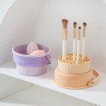 Makeup Sponge Cleaner Factory - Multifunction Silicone Brush Washer Holder Case