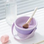 Makeup Sponge Cleaner Factory - Multifunction Silicone Brush Washer Holder Case