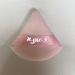Powder Puff Manufacturer - Custom Logo Soft Tick Triangle Private Label Cotton