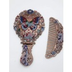 Mirror Comb Set Supplier - New European Style Folding Retro Souvenir Portable