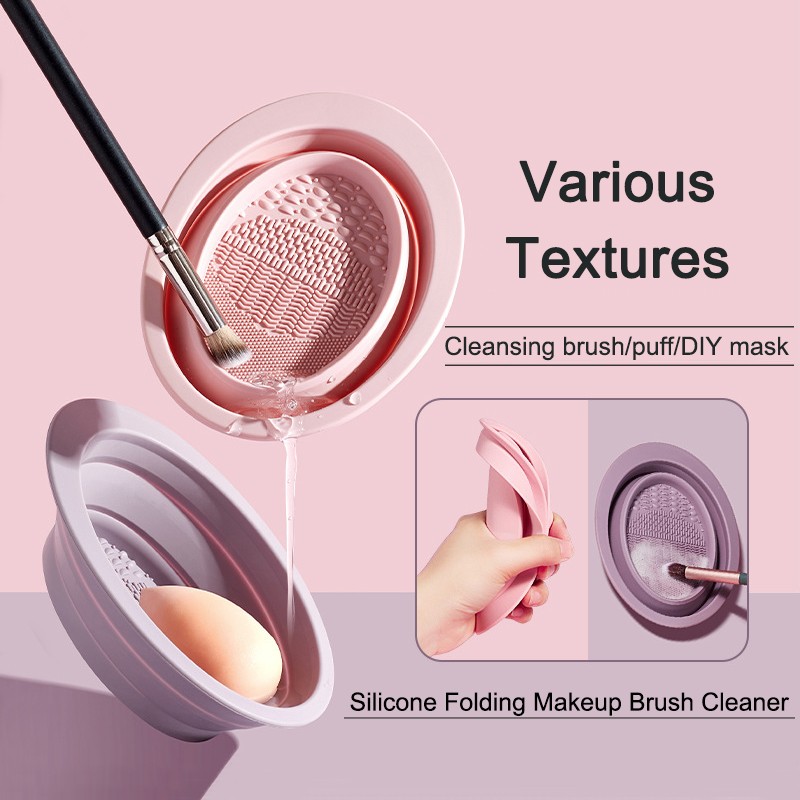 Cleansing Pad Factory - Custom Logo Silicon Foldable Scrub Bowl Tool Set