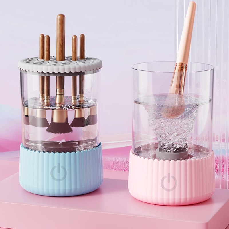 Makeup Cleaner Manufacturer - Blue Lazy Easy USB Electric Portable Cleaner Device