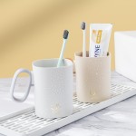 Mouthwash Mug Manufacturer - Hot Stamping Gold Logo Plastic Cup