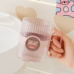 Tumbler Manufacturer - 380ml Transparent Cartoon Design Plastic Cup