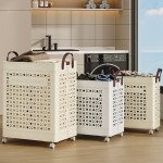 Dirty Clothes Basket Manufacturer - Foldable Plastic with Handle Wheels