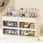Makeup Organizer Manufacturer - 3 Layer Desktop Cosmetic Storage Case