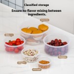Grain Storage Container Manufacturer - Transparent Sealed with Snap Lock