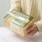 Desktop Organizer Manufacturer - Clear Plastic Napkin Storage Holder