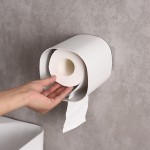 Toilet Paper Holder Manufacturer - Wall Mounted Clear Plastic Roll Box