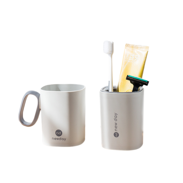 Bathroom Accessories Set Manufacturer - Couples Gargle Cup Holder