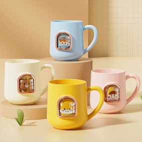 Kids Mug Manufacturer - Cartoon PP Plastic School Mouthwash Cup