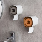 Toilet Paper Holder Manufacturer - Wall Mounted Clear Plastic Roll Box