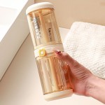 Travel Toothbrush Case Manufacturer - Portable 3-Piece Wash Cup Set