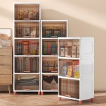 Wardrobe Organizer Manufacturer - Foldable Plastic Storage Bin Cabinet