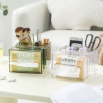 Desktop Organizer Manufacturer - Clear Plastic Napkin Storage Holder