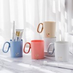 Mouthwash Mug Manufacturer - Hot Stamping Gold Logo Plastic Cup