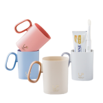 Mouthwash Mug Manufacturer - Hot Stamping Gold Logo Plastic Cup