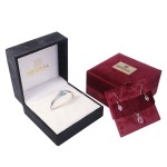 Jewelry Box Manufacturer - Red Black Antique Flannel Velvet