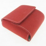 Jewelry Bag Manufacturer - Red Suede Bracelet Packaging Bangle Pouch