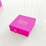 Gift Box Manufacturer - Custom Pink Rectangle Sliding Drawer