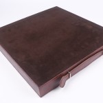 Serving Tray Manufacturer - Custom Single Tier PU Leather with Handle