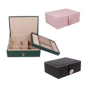 Travel Jewelry Case Manufacturer - Large PU Leather Organizer Storage