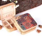 Travel Jewelry Box Manufacturer - Hot Selling Vintage Cork Leather