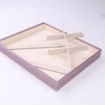 Desk Organizer Tray Manufacturer - Leather Drawer Storage Stackable