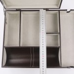 Valet Tray Manufacturer - Custom Double Tier PU Leather Organizer