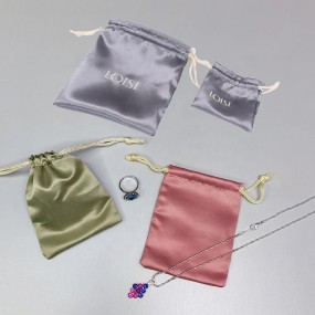 Satin Jewelry Bag Manufacturer - Wedding Drawstring Silk Pouch Packaging