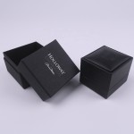 Ring Box Manufacturer - Earring Gift Black Premium Leather