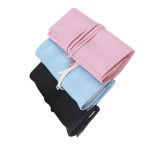 Travel Jewelry Roll Manufacturer - Microfiber Leather Necklace Pouch Bag