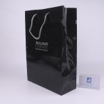 Ring Box Manufacturer - Earring Gift Black Premium Leather