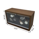 Watch Winder Manufacturer - Black Walnut Automatic 6 Rotating