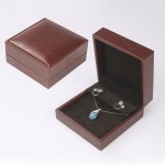 Jewelry Box Manufacturer - High Quality Brown PU Leather Packaging