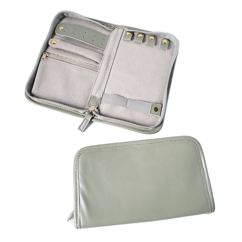 Travel Jewelry Organizer Manufacturer - Woman Portable Zipper Holder Bag