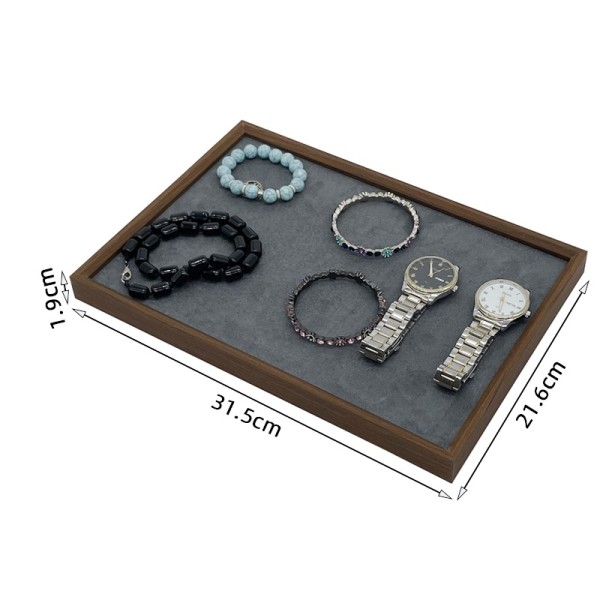 Jewelry Tray Manufacturer - Luxury Walnut Wooden Bangle Necklace