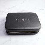 Watch Storage Bag Manufacturer - Custom Black Leather Travel Organizer