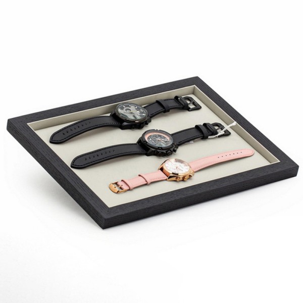 Jewelry Display Tray Manufacturer - Wholesale Solid Black Wood Ring