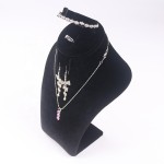 Jewelry Display Stand Manufacturer - Black Velvet Bust Bangle Holder