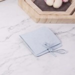 Jewelry Box Manufacturer - Microfiber Ribbon Closure Flap Pouch