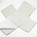 Jewelry Box Manufacturer - Custom Microfiber Magnet Button Folding