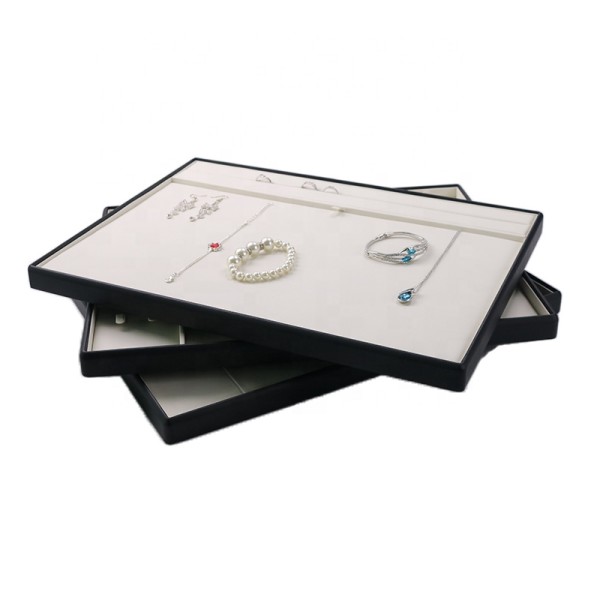 Jewelry Display Tray Manufacturer - Luxury Leather Ring Necklace Presentation
