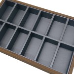Watch Display Tray Manufacturer - Luxury Men's 12 Watches Gray Leather