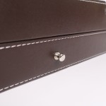 Valet Tray Manufacturer - Custom Double Tier PU Leather Organizer